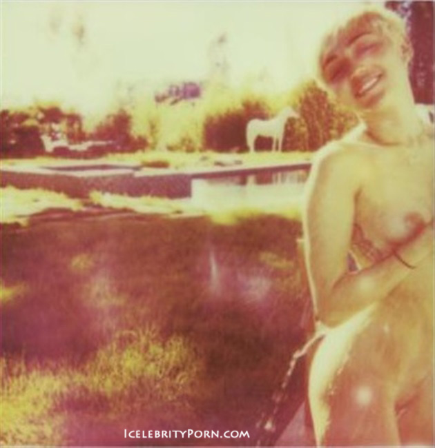 Nude miley sauna cyrus Miley Nude