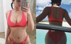 Sensuales Fotos de Kylie Jenner en Bikini disfrutando de la Playa