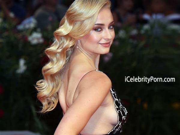 Sexy Sophie Turner con vestido Negro - se viene Juego de Tronos - Todas las escenas xxx de juego de tronos - juego de tronos porno - Sophie hot