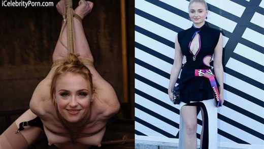 Sophie Turner amarrada y ultrajada en Game of Thrones-xxx-porno-juego-tronos-samsa-desnuda