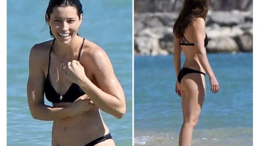 Jessica Biel desnuda fotos porno en la playa