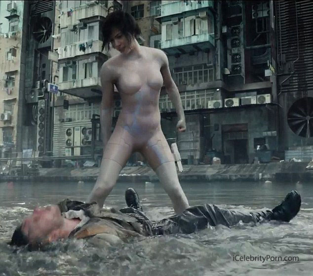 xxx Scarlett Johansson Desnuda Ghost in the Shell video porno